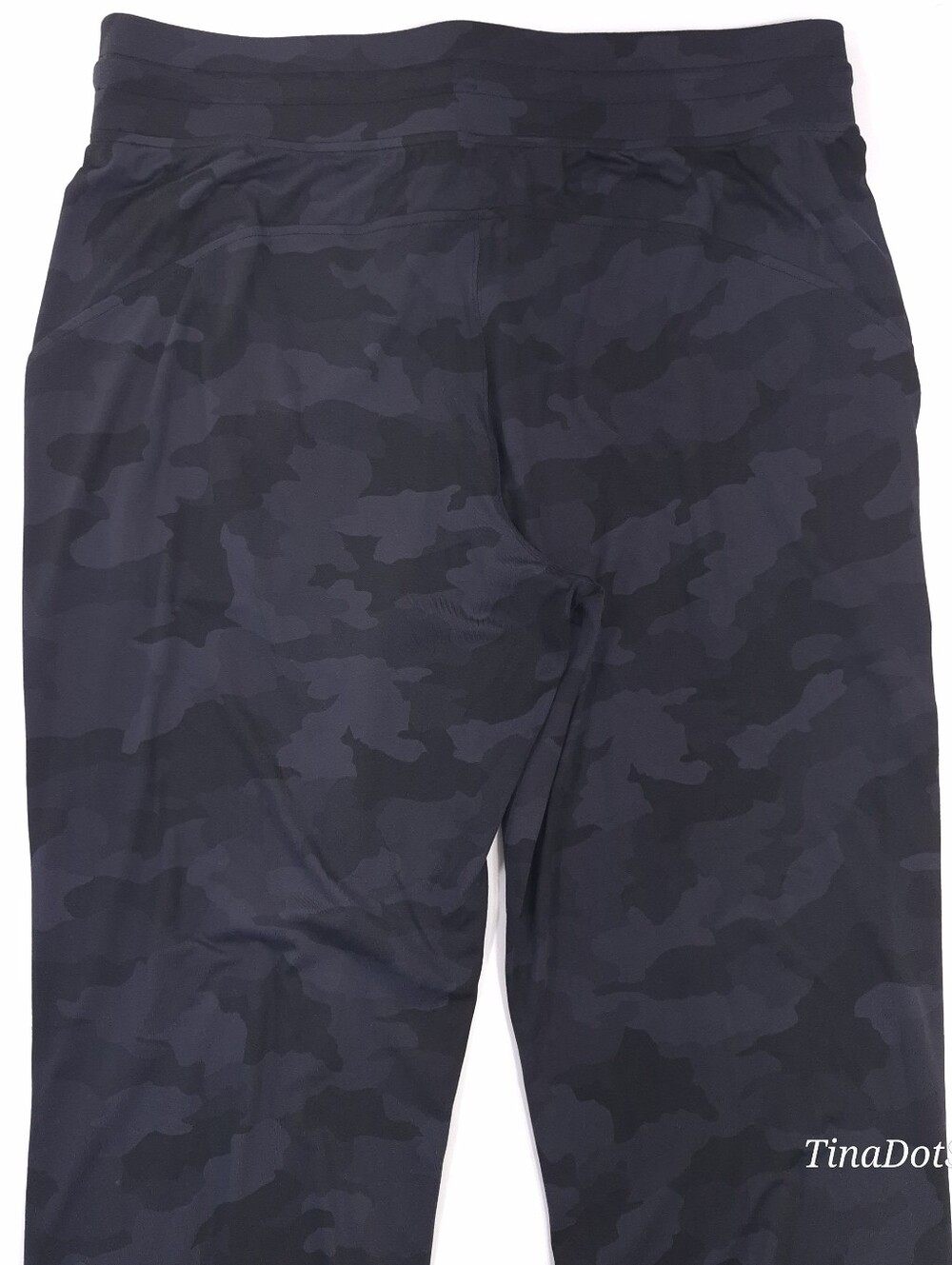 Lululemon Women's Ready to Rulu High-Rise Cropped Jogger Camo Deep Coal Sz 14 - Picture 4 of 8